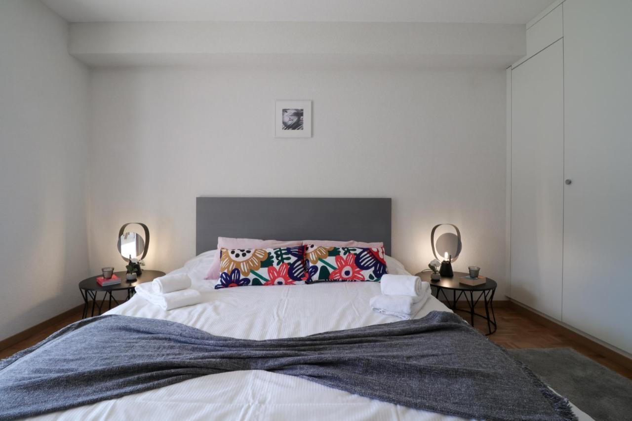 Modern Apartment Close To Martigny Train Station Екстериор снимка